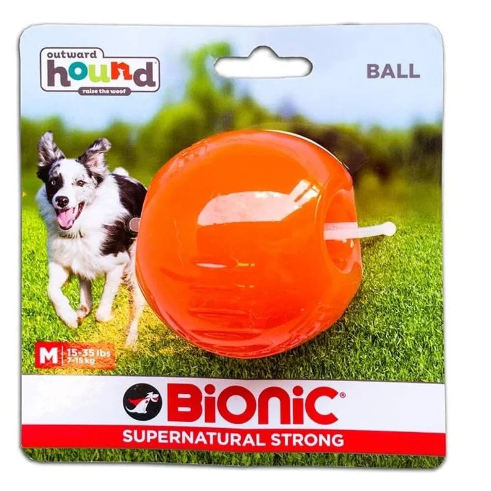 Bionic‎ by Outward Hound Tough Dog Ball | 2-Pack | Size Medium | NWT